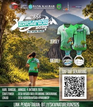 Poster Singkawang Nature Run 2026 7K Fun Run di Singkawang