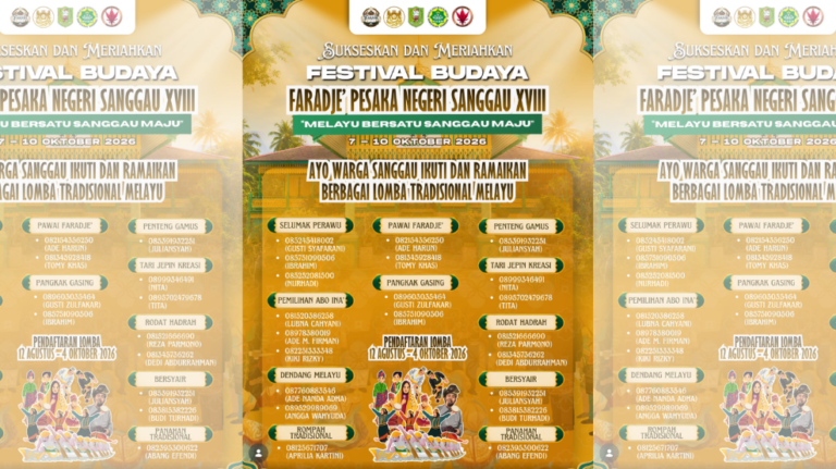 Festival Budaya Faradje Pesaka Negeri Sanggau XVIII 2026